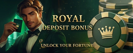 Crowngreen royal deposit bonus promotion banner
