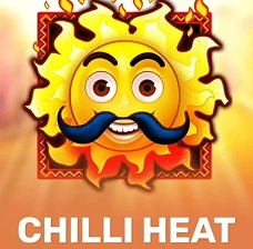 Crowngreen Chilli Heat slot with smiling sun character