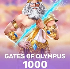 Crowngreen Gates of Olympus 1000 slot with Zeus character